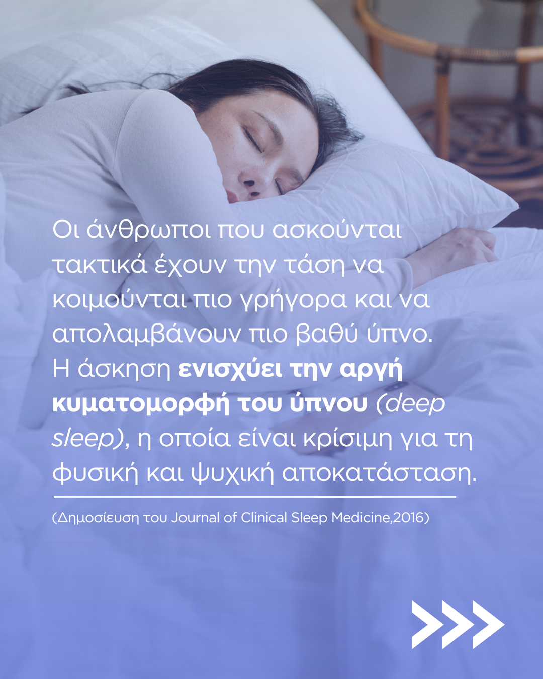 Πως σχετίζεται η άσκηση με την καλή ποιότητα ύπνου;